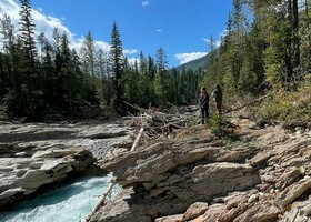 This photo (at the Thompson River with my host sister) was from the first days I was here!