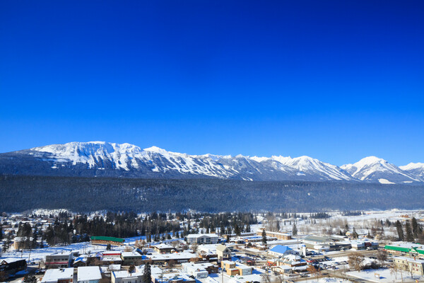 The town of Golden known as Kicking Horse Country.
