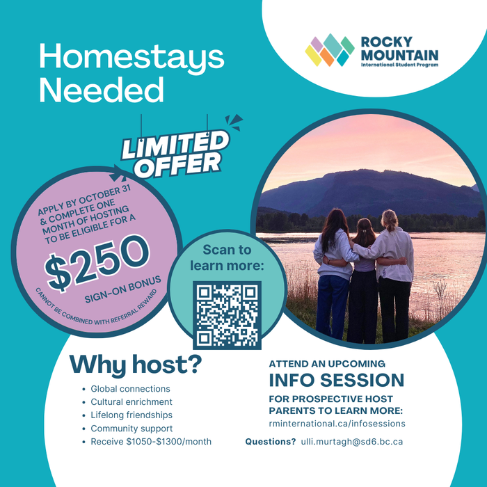 homestays needed